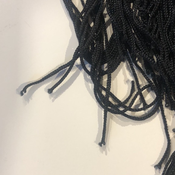 Nomia FW/14 Black Fringe Snap-Closure Belt - Picture 7 of 9